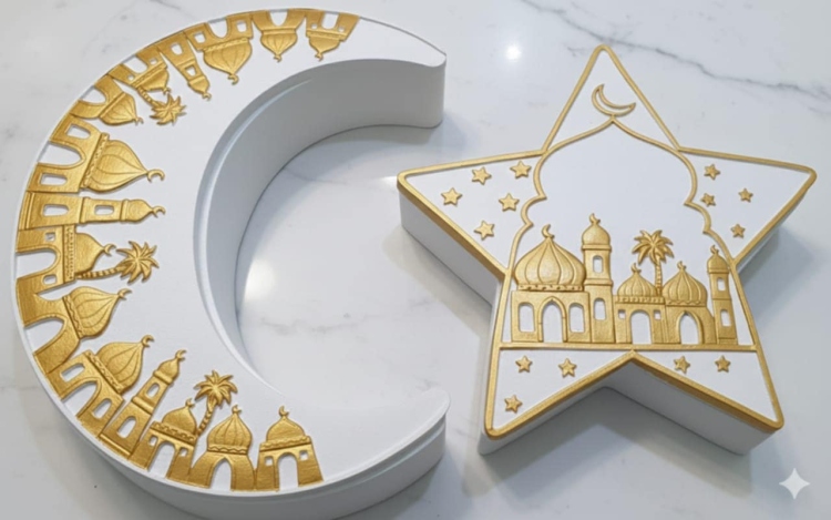 طقم ل والنجمة مع غطاء