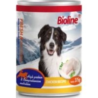 bioline wet food for dogs chicken pate
