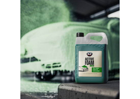 شامبو فوم رغوة لون اخضر لغسيل السيارة K2 ACTIVE FOAM GREEN 5L