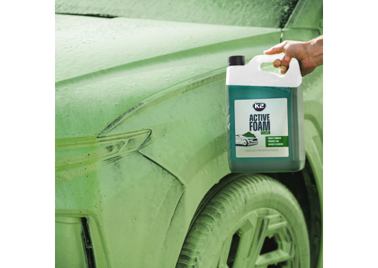 شامبو فوم رغوة لون اخضر لغسيل السيارة K2 ACTIVE FOAM GREEN 5L