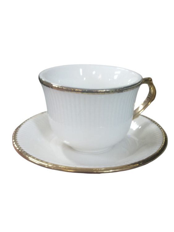 طقم فناجين مذهب 12فنجان 12صحن 