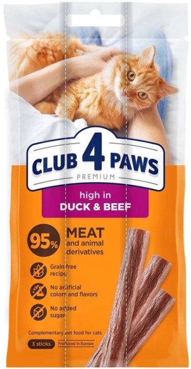 كلوب فور باوز - تريت ستيكس بنكهة البط و اللحم البقري