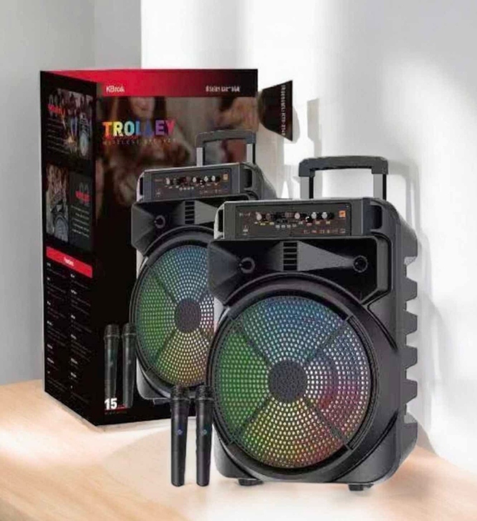 سماعة شحن 15 انش مع مايكروفون لا سلكي عدد2