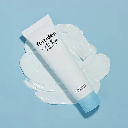 TORRIDEN Dive-in Mild Sun Cream SPF50+PA++++ واقي شمس فيزيائي عضوي مقاوم للماء