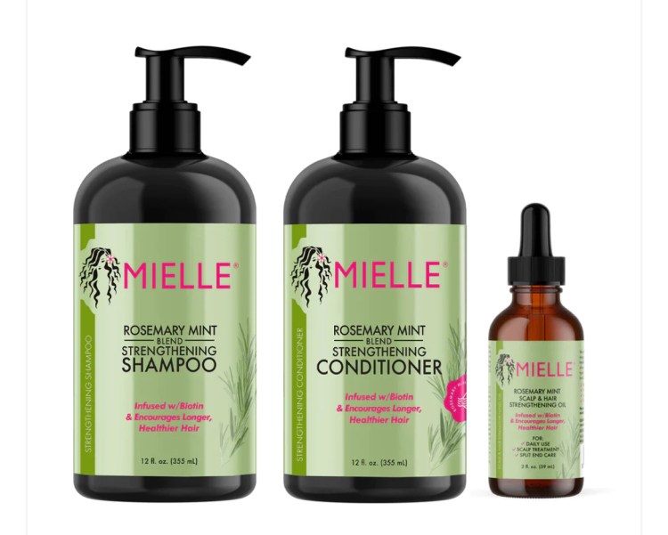 مجموعة اكليل الجبل للشعر بمختلف أنواعه وملمسه من العلامة التجارية العالمية Mielle 