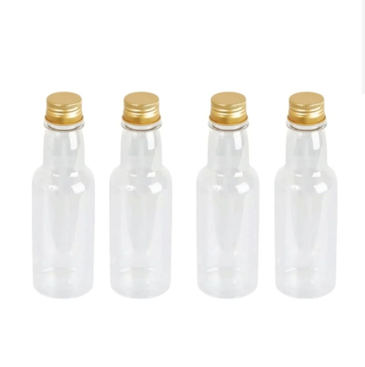 عبوات توزيعات ماء زمزم 10 قطع غطاء ذهبي 75 ملم 