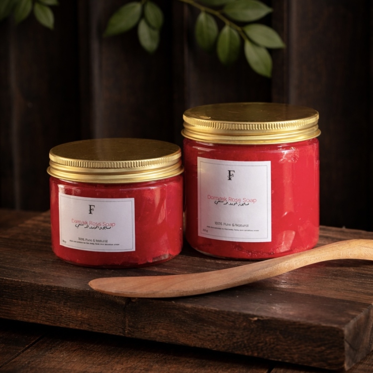 صابون الورد الدمشقي 