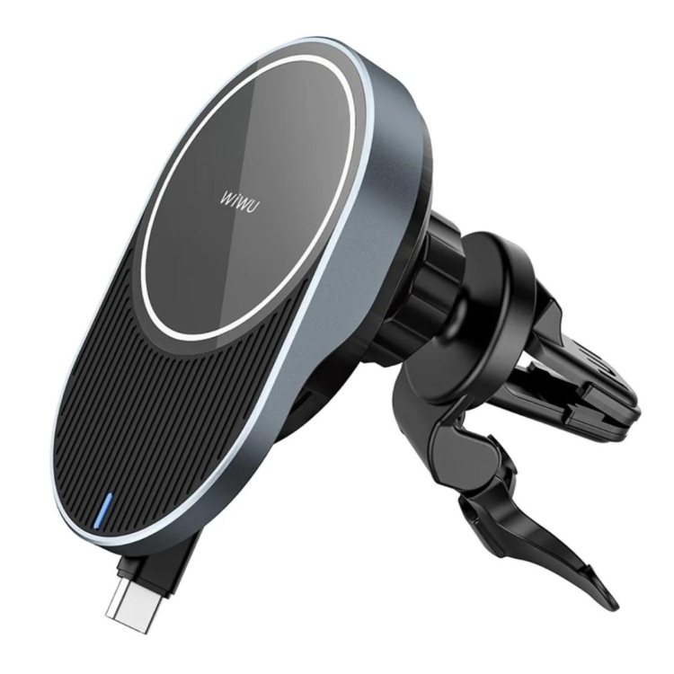 حامل موبايل مع شاحن لاسلكي من WIWU