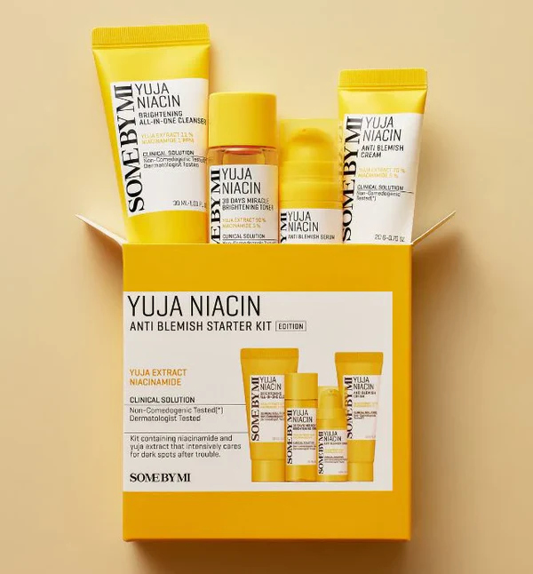 بكج التفتيح الكوري يوجا SOME BY MI - Brightening Starter Kit