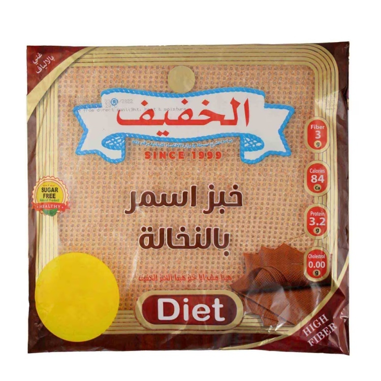 الخفيف خبز اسمر بالنخالة 360 غم