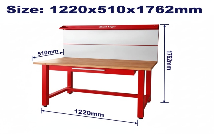 طاوله عمل حديد  EMCS5A03       1220×510×1762 