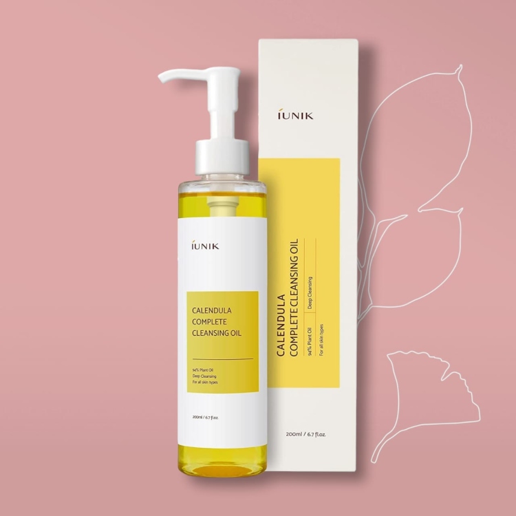 iUNIK Calendula Complete Deep Cleansing Oil غسول ذو قاعدة زيتية