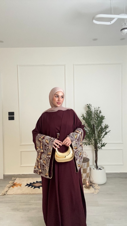 بشت  رمضان كم تطريز