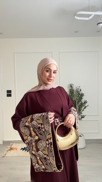 بشت  رمضان كم تطريز