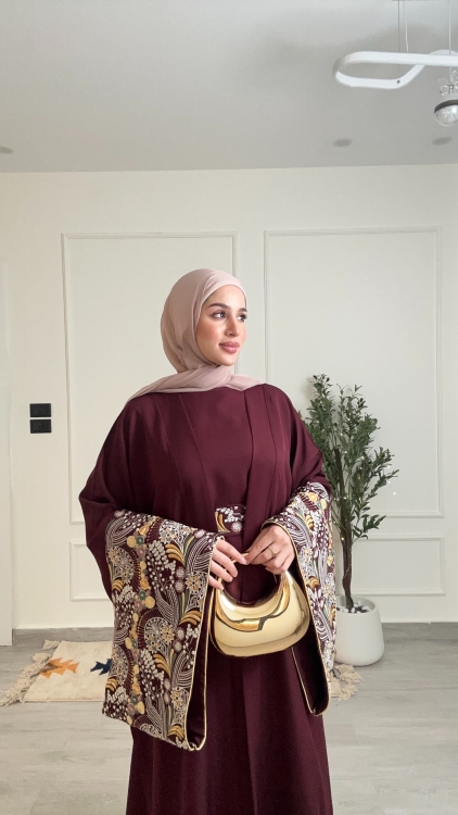 بشت  رمضان كم تطريز