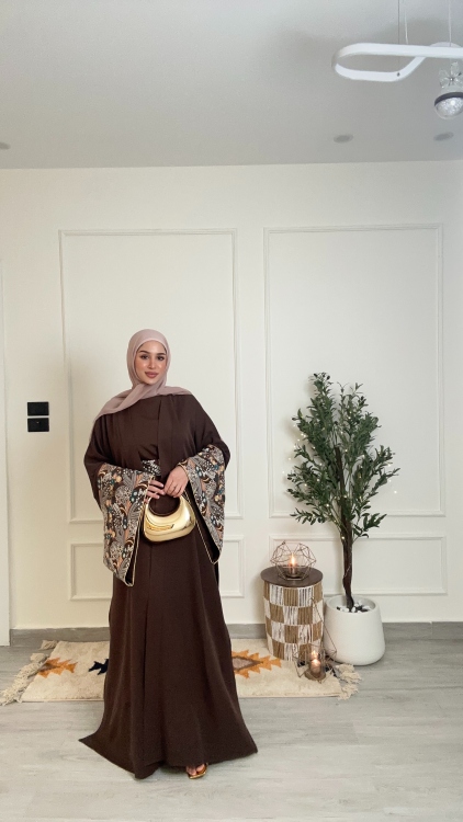 بشت  رمضان كم تطريز