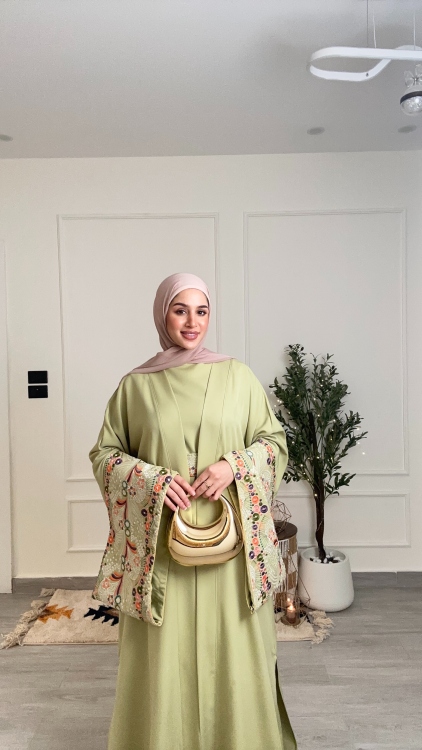 بشت  رمضان كم تطريز