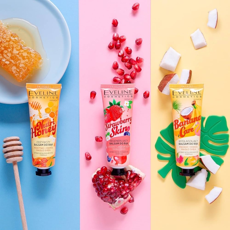 Hand cream eveline 🍌🍓🍯🥥