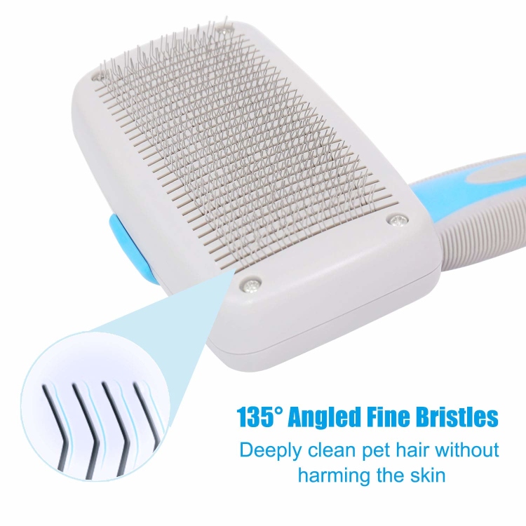 Dog Brush Cat Brush - Self Cleaning Slicker Brush