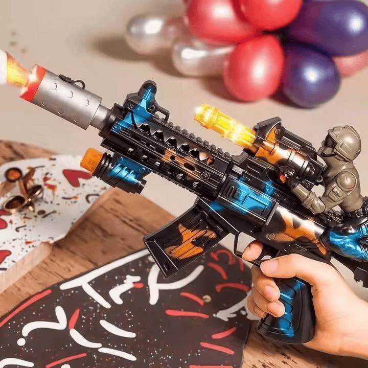 رشاش اطفال مع موسيقى واضاءة وبخار حجم 44 سم