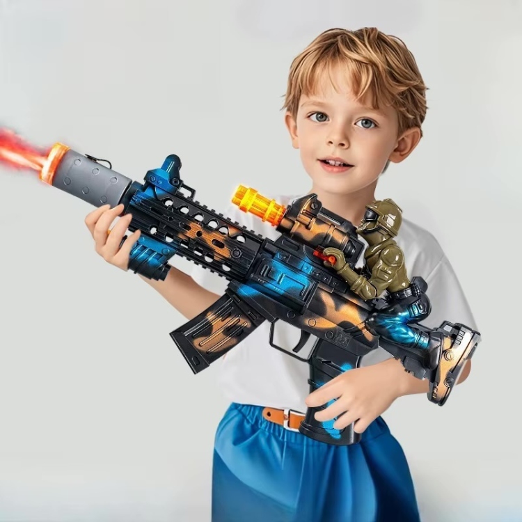 رشاش اطفال مع موسيقى واضاءة وبخار حجم 44 سم