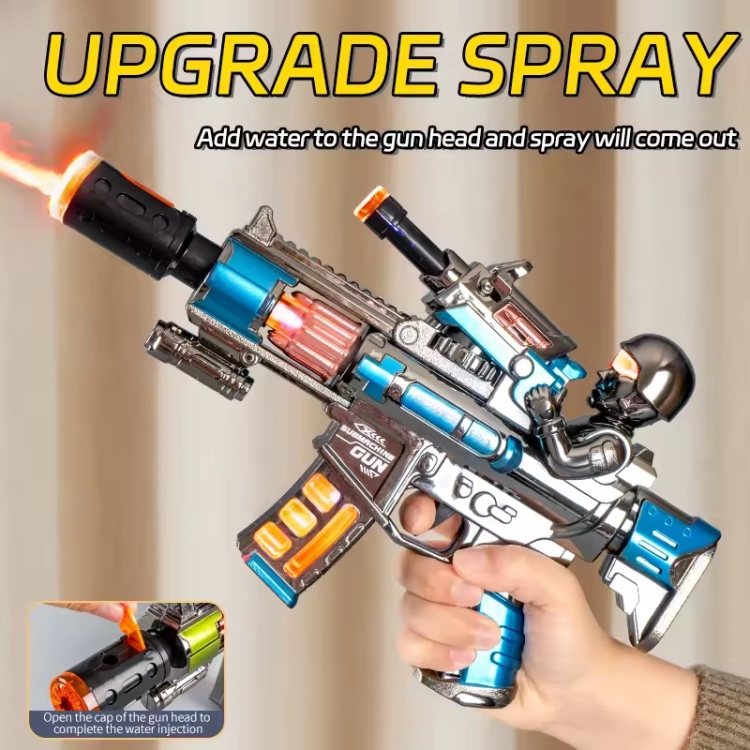 رشاش اطفال مع موسيقى واضاءة وبخار حجم 30 سم 