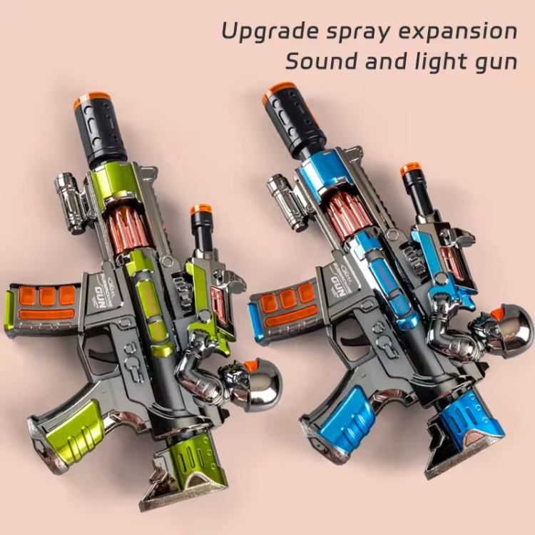 رشاش اطفال مع موسيقى واضاءة وبخار حجم 30 سم 