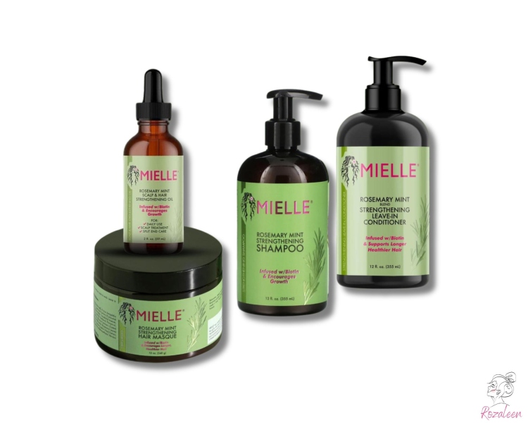 مجموعة اكليل الجبل للشعر بمختلف أنواعه وملمسه من العلامة التجارية العالمية Mielle 