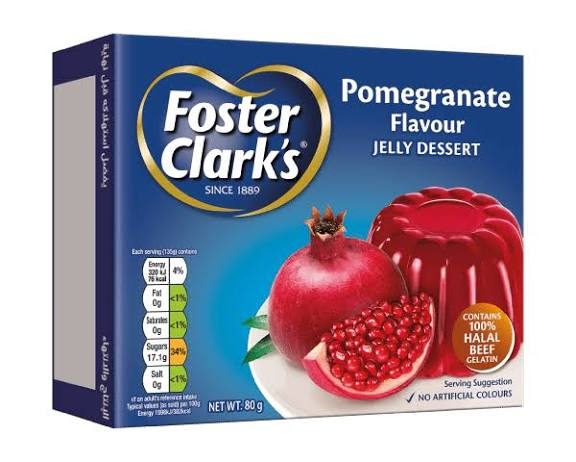 فوستر كلاركس جلي الرمان 80 غم