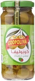 كوبوليفا زيتون أخضر محشي بالفلفل 150 جرام