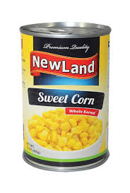 نيو لاند ذرة حلوة حب كامل سهل الفتح 425 غم