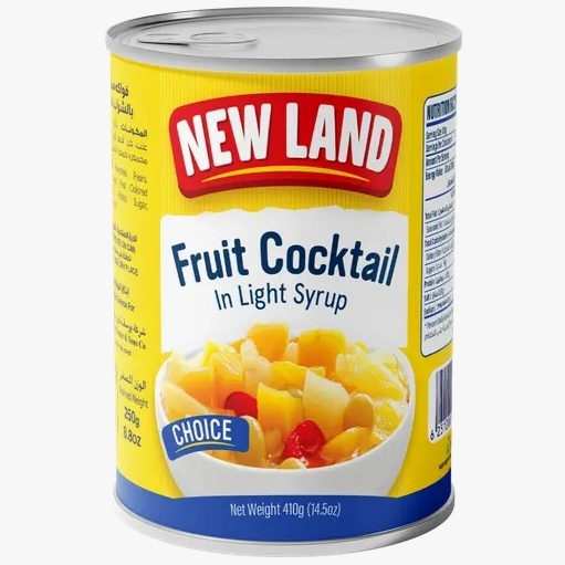 نيولاند فواكه مشكلة بالشراب الخفيف 410 غم