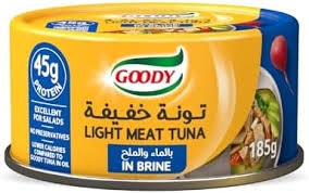 قودي تونة بالماء والملح 185 جرام