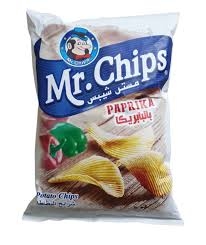 مستر شيبس بطاطا بابريكا 140 غم