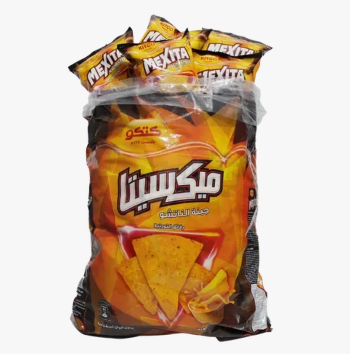 كيتكو ميكسيتا رقائق تورتيلا ناتشو بالجبن 16 غم 22 حبة