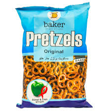 بيكر مقرمشات بريتزل حار  حلو 270 غم