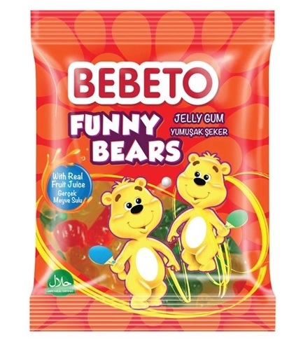 بيبيتو فاني بيرز كاندي 80 غم