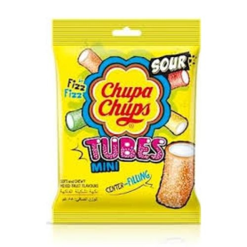 تشوبا تشوبس أنابيب ميني حامضة فواكه مشكلة 85 غم