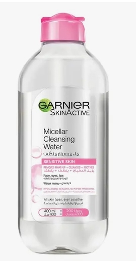 غارنييه ماء ميسيلار منظف للبشره الحساسة 400 مل
