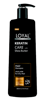 لويال شامبو  كيراتين كير مع زبدة الشيا للشعر 800 مل