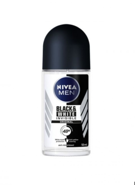 نيفيا رول مزيل عرق بلاك اند وايت 50 مل