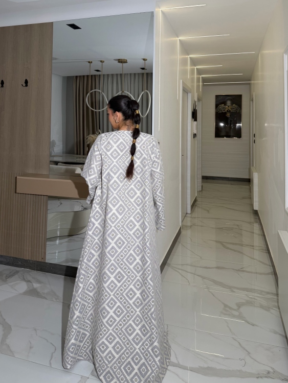Corset Dress and Bisht set  العنود