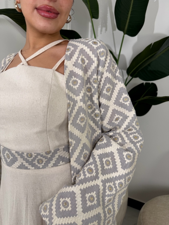 Corset Dress and Bisht set  العنود