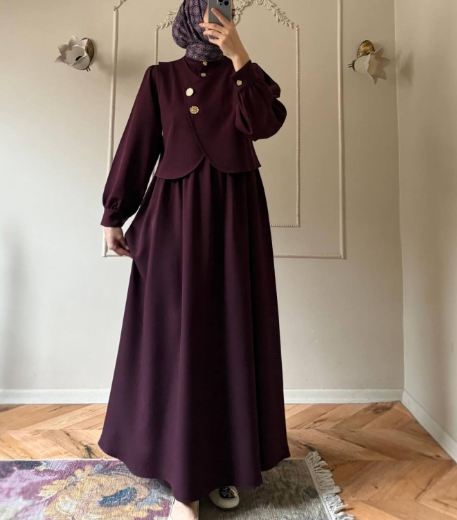 فستان  قطعتين N1