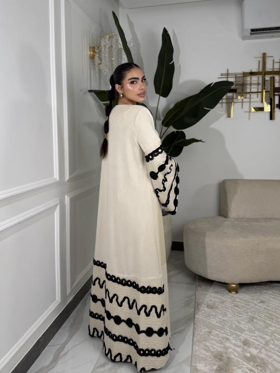 Corset Dress and Bisht set جلابية العنود