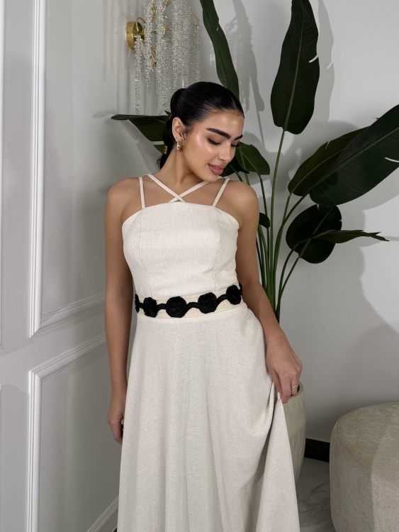 Corset Dress and Bisht set جلابية العنود