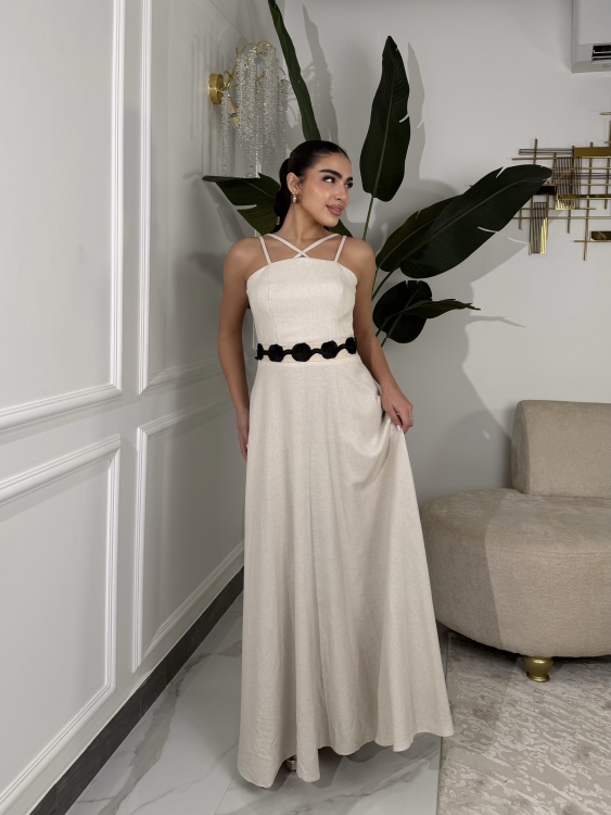 Corset Dress and Bisht set جلابية العنود