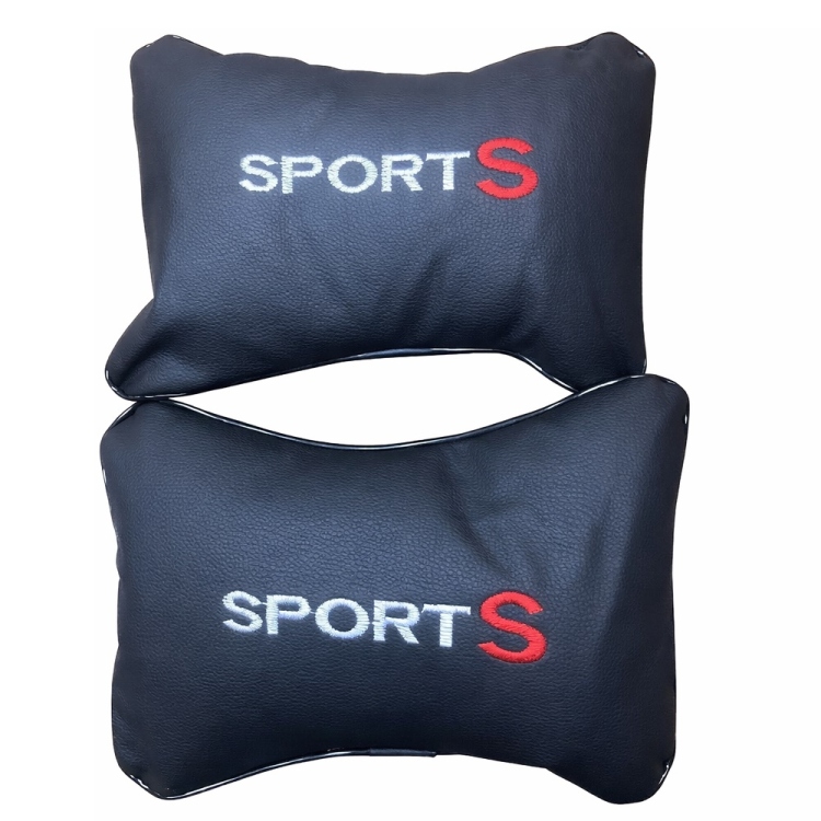 مسند رأس جلد اسود