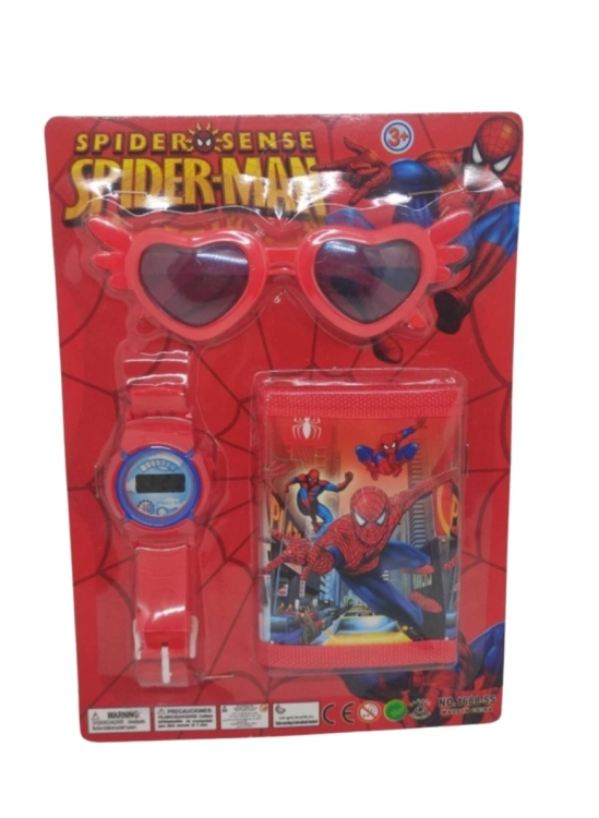 محفظة مع ساعة مع نظارات أطفال