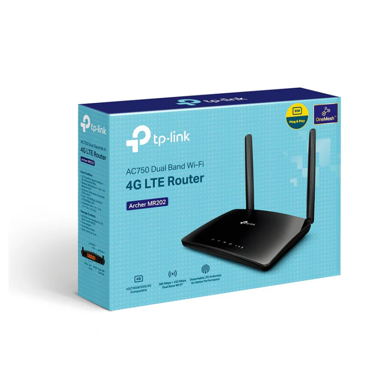 TP-LINK AC1200 DUAL BAND WI-FI MR200 SIM 4G